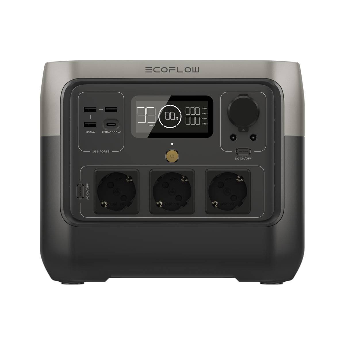 EcoFlow River 2 Pro 768Wh Portable Powerstation mit 135W Solarmodul-3