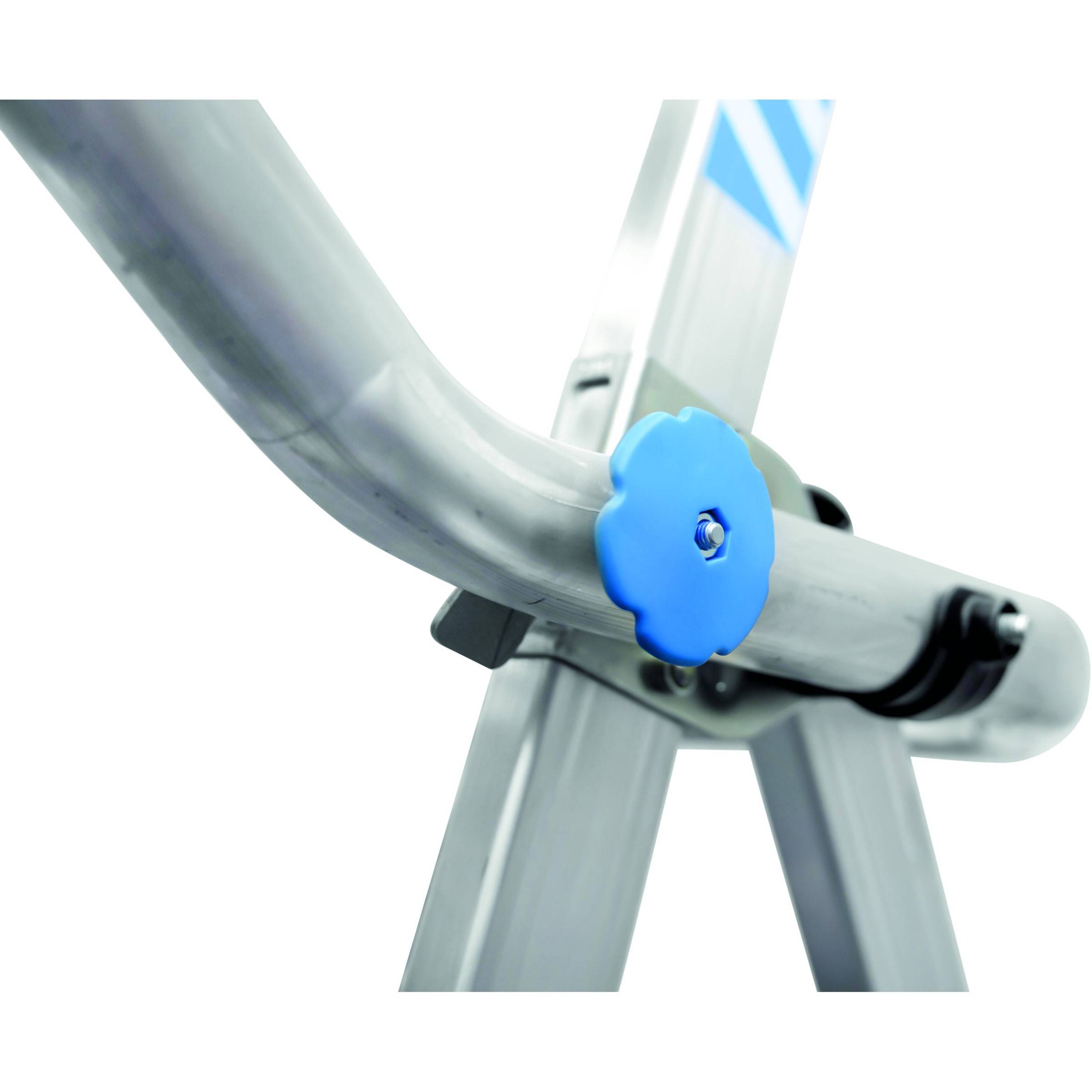 Zarges fahrbar gebördelte Teleskop Plattformleiter ZAP SAFEMASTER MAX S 4 Stufen-1
