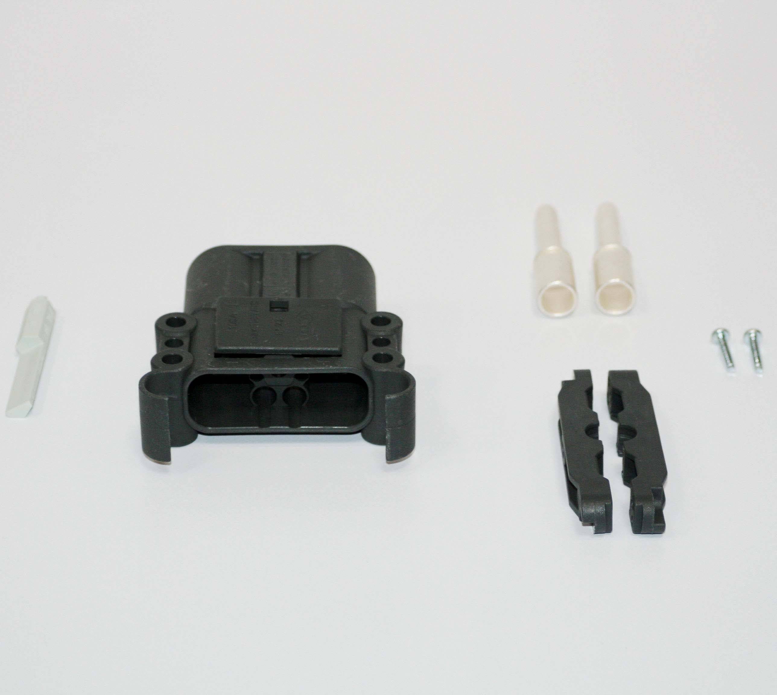 REMA Stecker Euro Din 160A 35mm² (Kodierstift grau, Hauptkontakt, Zugentlastung)-0