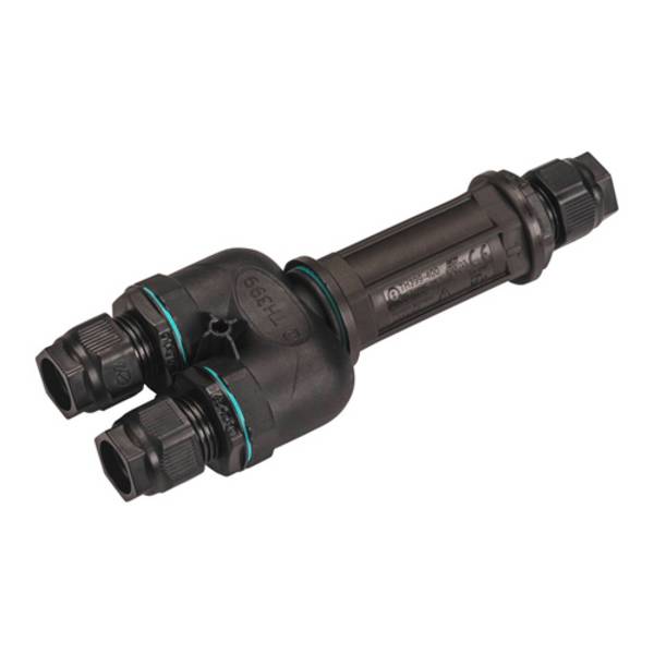 SLV 1006453 - Y-Verbindungsbox für 5-polige Kabel (IP68) - matt schwarz
