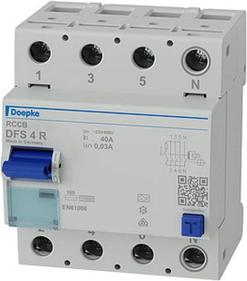 DOEPKE FI 40A DFS4-040-4/0,03-AR Typ AR 4-polig 30mA 230/400V-0