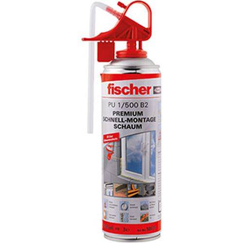 FISCHER 1-K-Polyurethan Montageschaum PU1 500ml / 50426-0