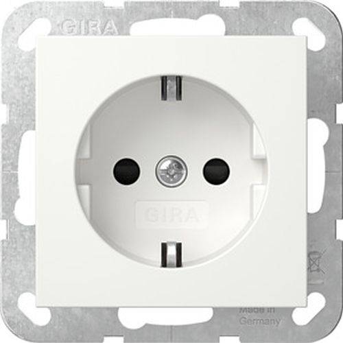 GIRA - 445303 SCHUKO STK SH System 55 Reinweiß-0