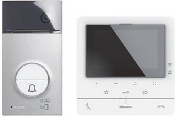 LEGRAND - bticino 364932, 12,7 cm (5 Zoll), LCD, Aluminium, Weiß, IP54, IK10