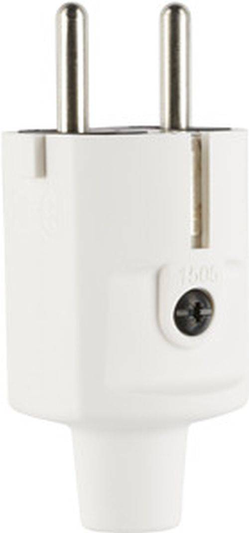 ABL Compact Stecker SCHUKO 100000047 frz./belgisch TPE weiß IP20