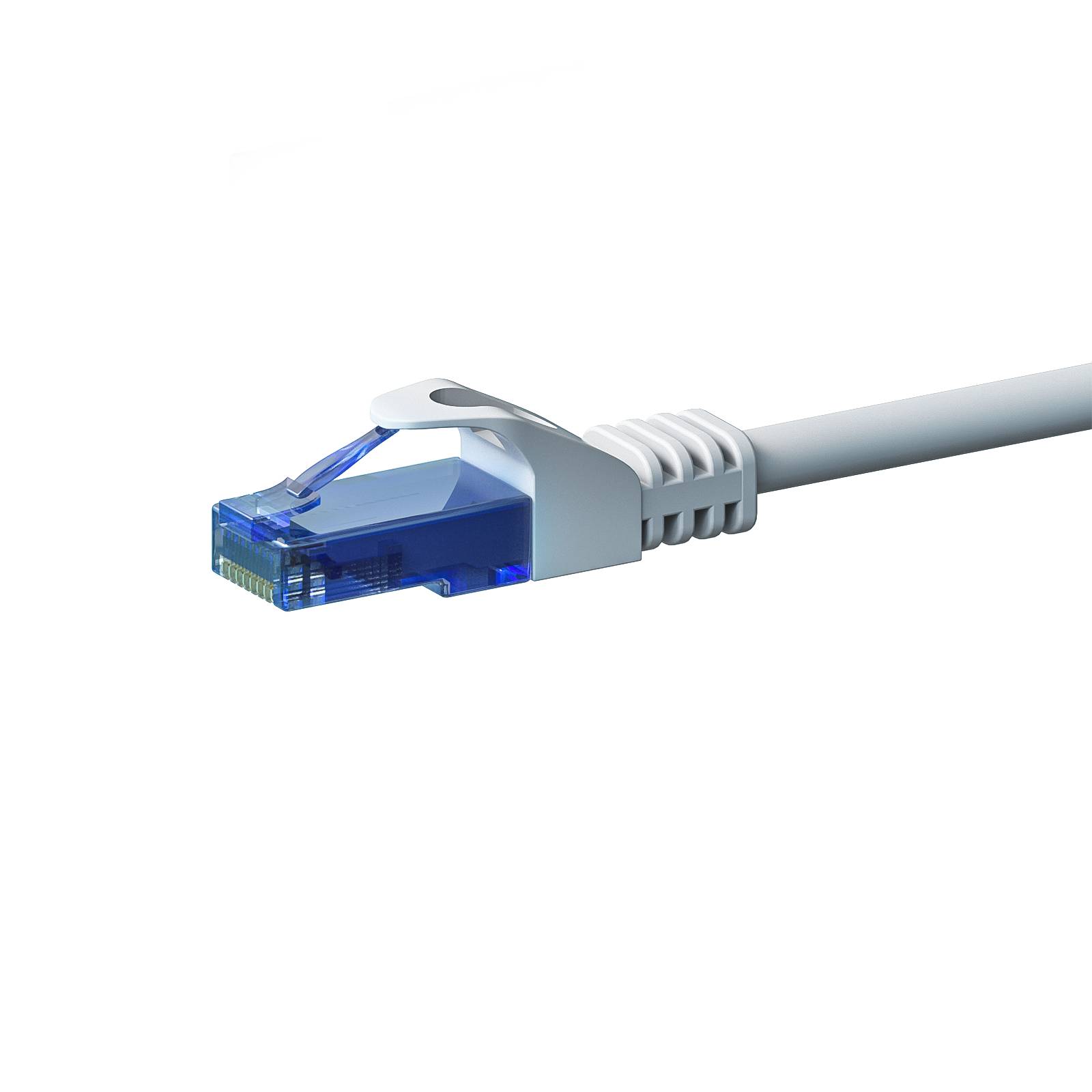 CAT6a Netzwerkkabel 100% Kupfer - U/UTP - 10 Meter - Weiß-0