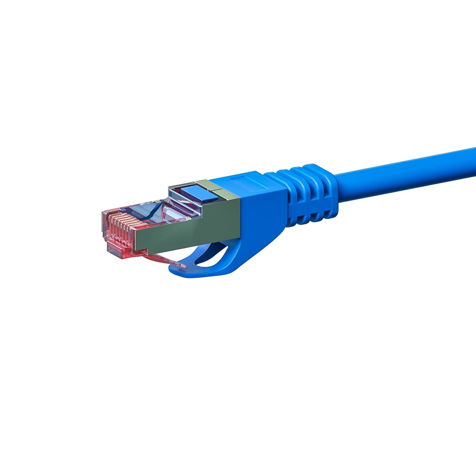 CAT 6 Netzwerkkabel LSOH - S/FTP - 15 Meter - Blau-1