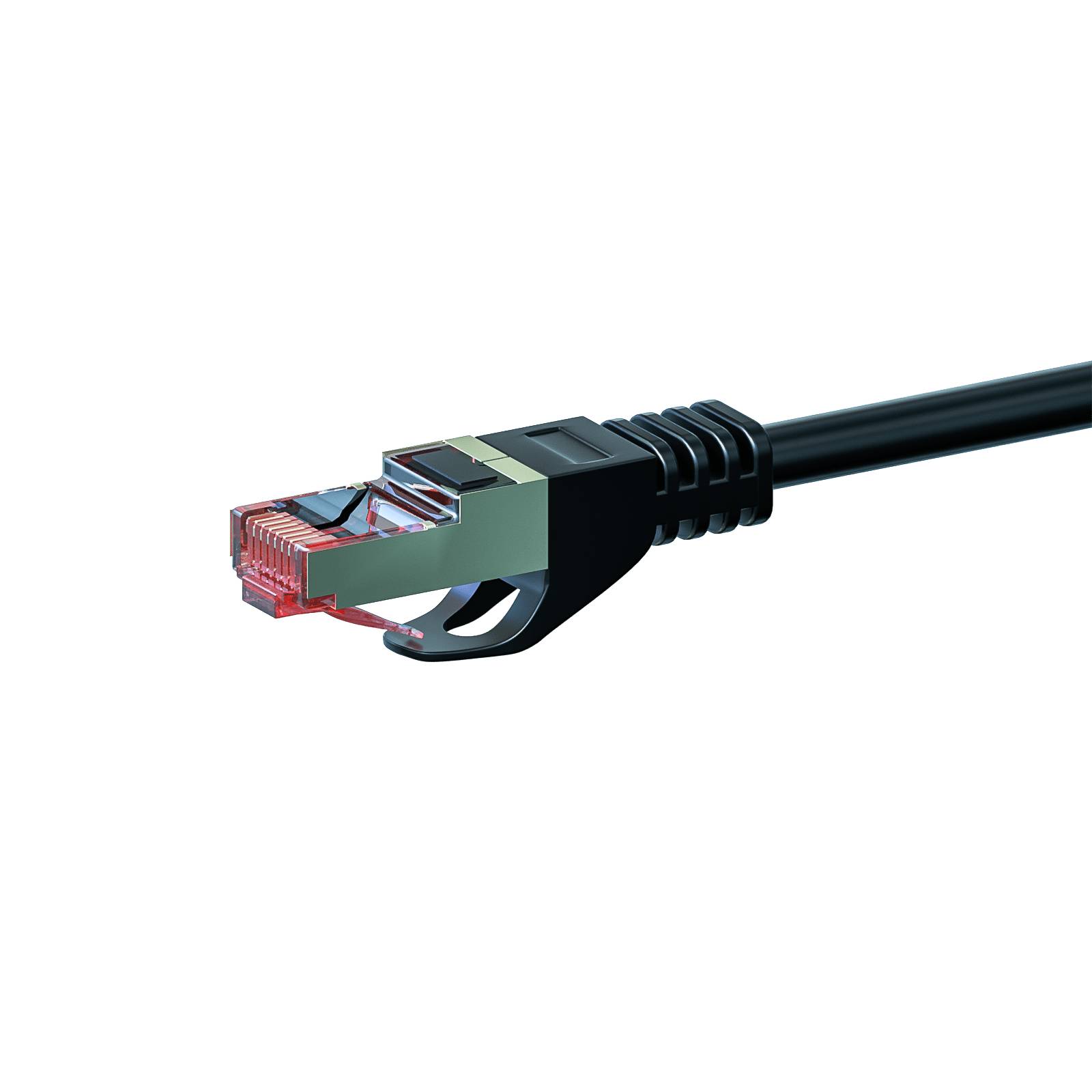 CAT 6 Netzwerkkabel LSOH - S/FTP - 3 Meter - Schwarz-1