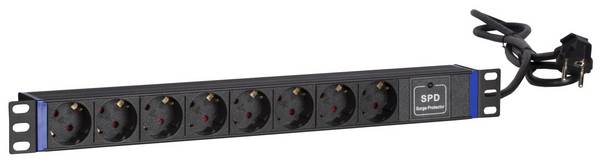 19” Steckdosenleiste - 8-fach - Surge Protection Device