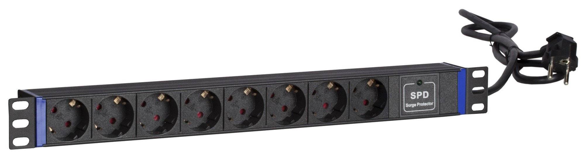 19” Steckdosenleiste - 8-fach - Surge Protection Device-0