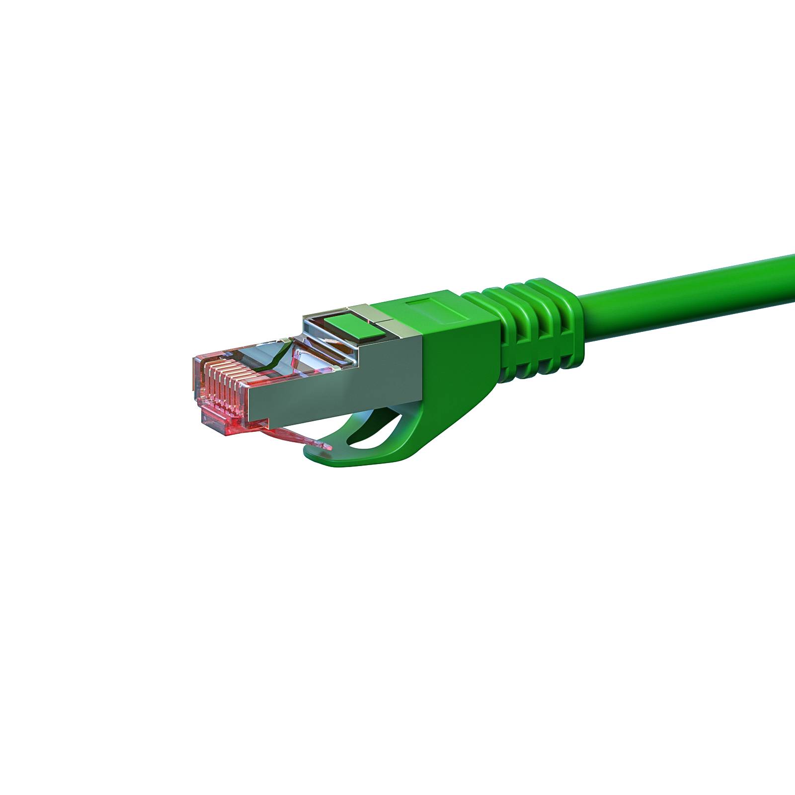CAT 6 Netzwerkkabel LSOH - S/FTP - 1 Meter - Grün-1
