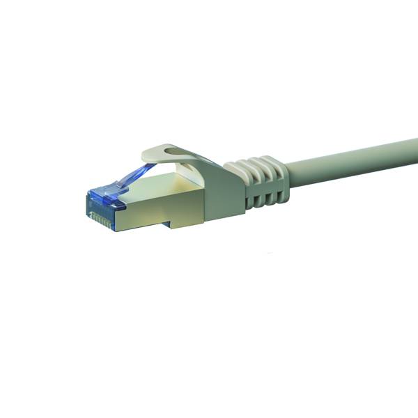 CAT 6a Netzwerkkabel LSOH - S/FTP - 0,25 Meter - Grau