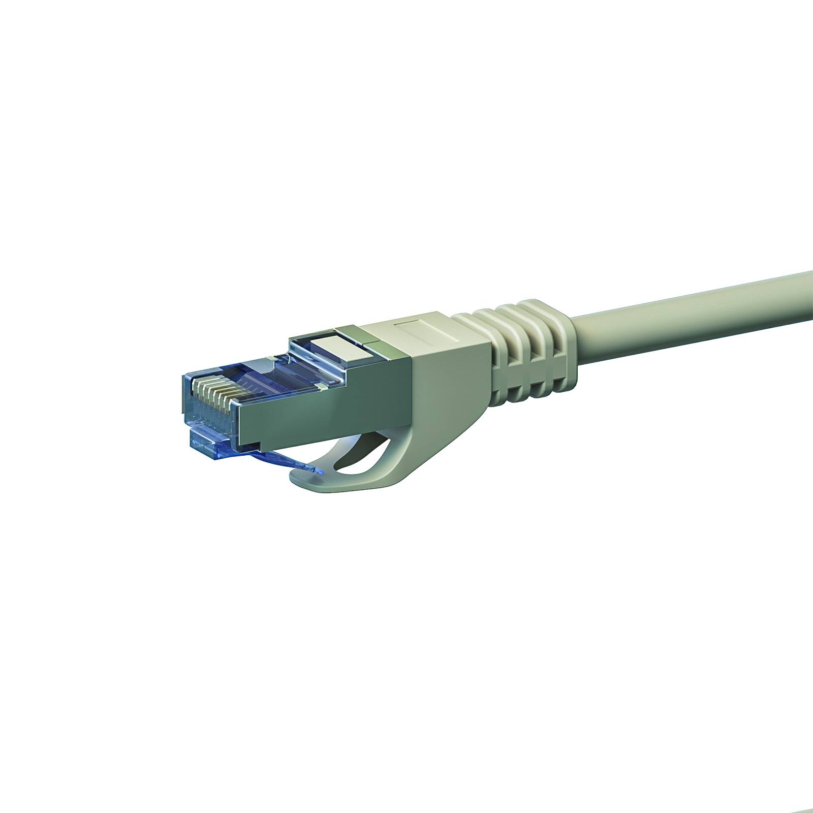 CAT 6a Netzwerkkabel LSOH - S/FTP - 0,25 Meter - Grau-1