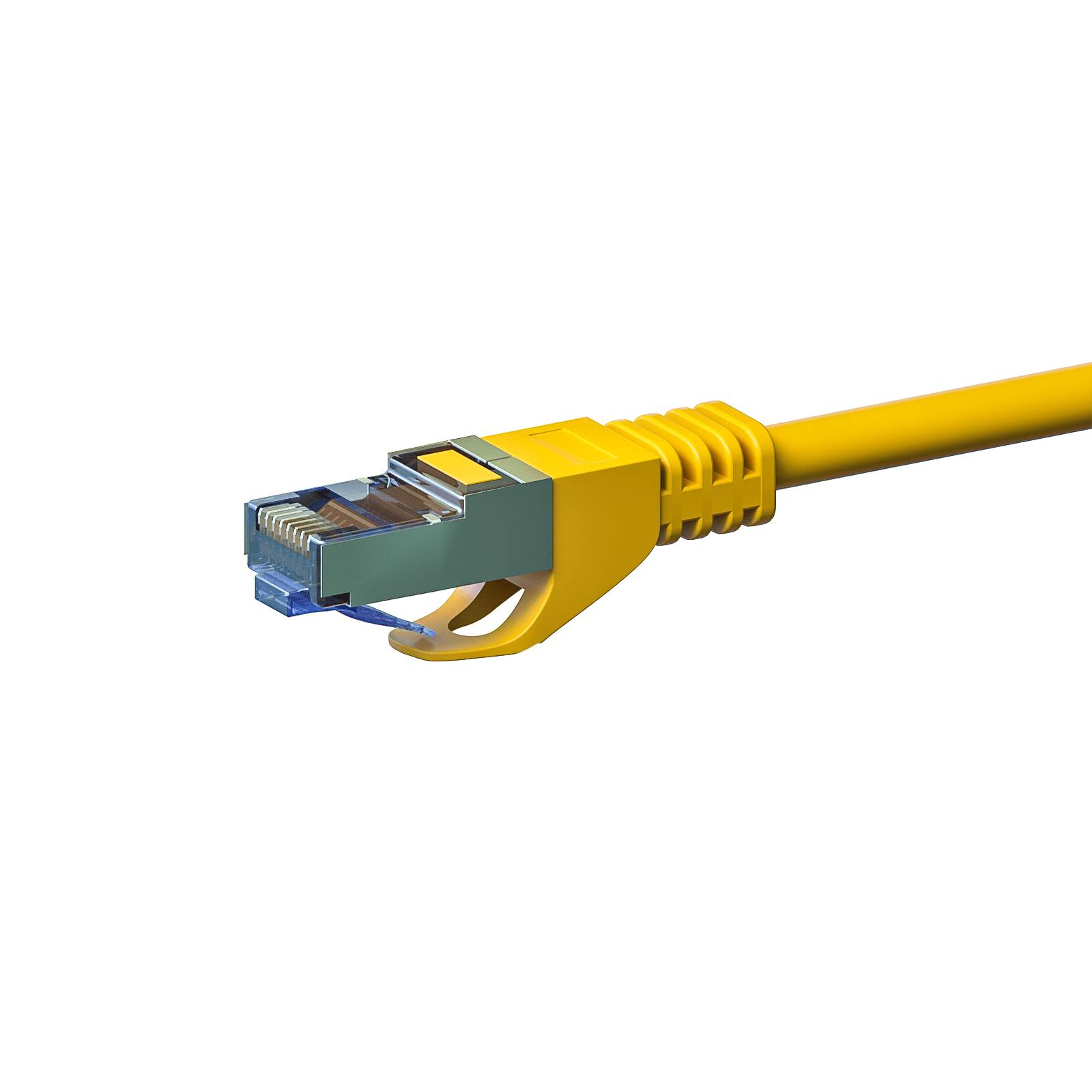CAT 6a Netzwerkkabel LSOH - S/FTP - 2 Meter - Gelb-1