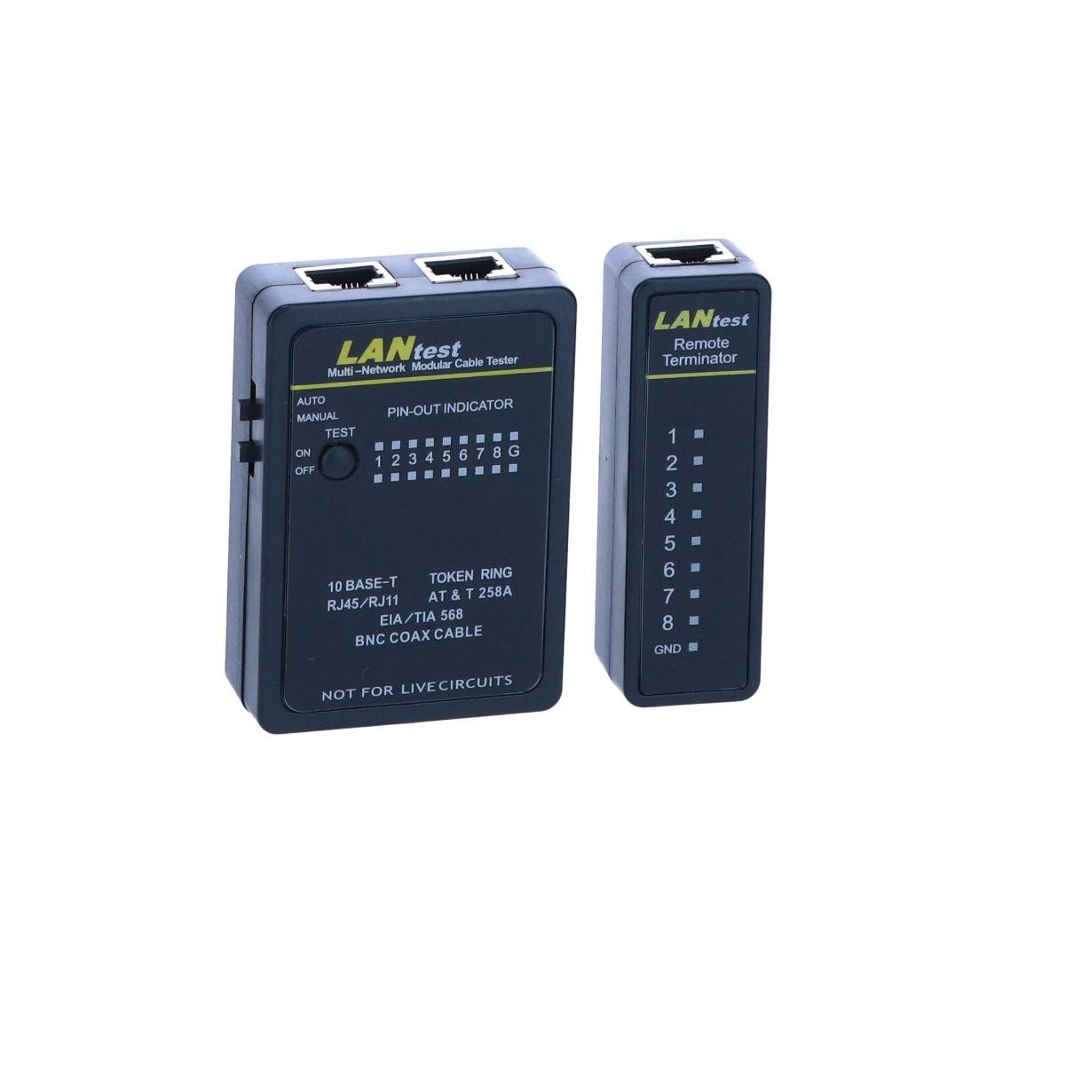 Netzwerktester, U/UTP, F/UTP und SF/UTP Leitungstester, Cat5 Cat6 Kabeltester-0