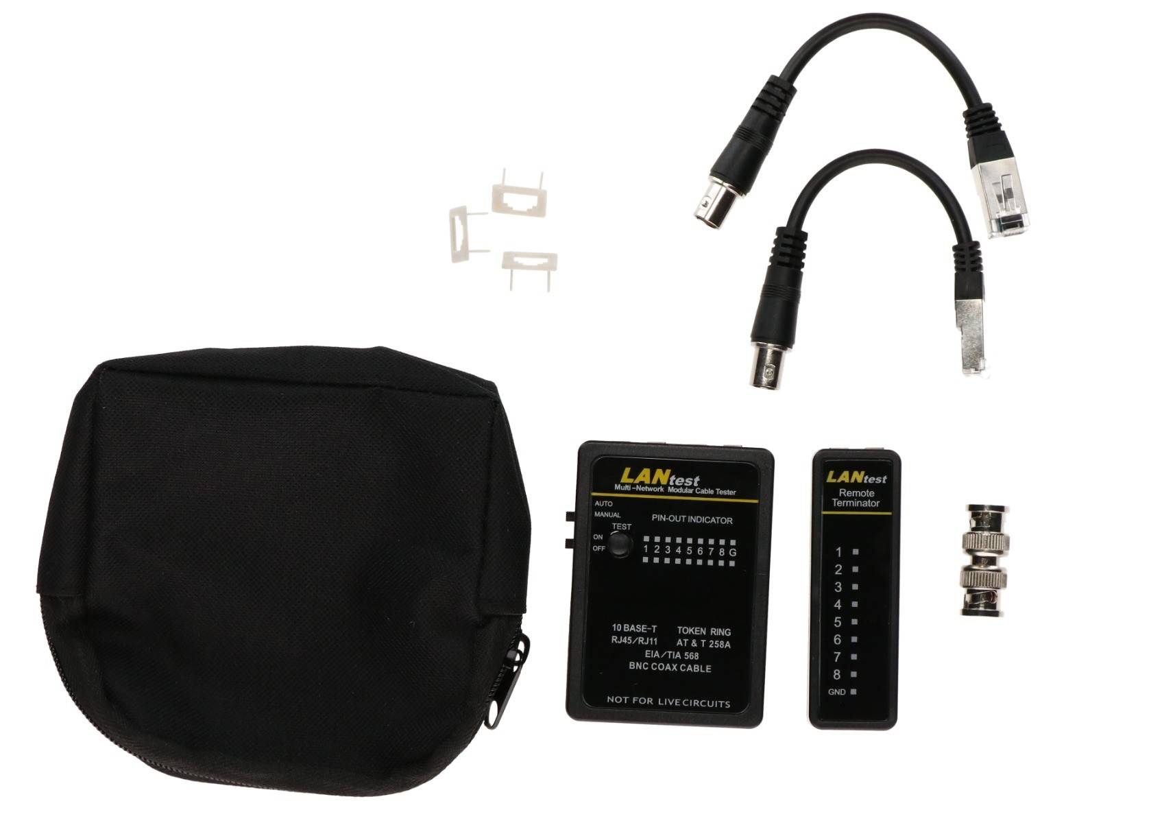 Netzwerktester, U/UTP, F/UTP und SF/UTP Leitungstester, Cat5 Cat6 Kabeltester-2