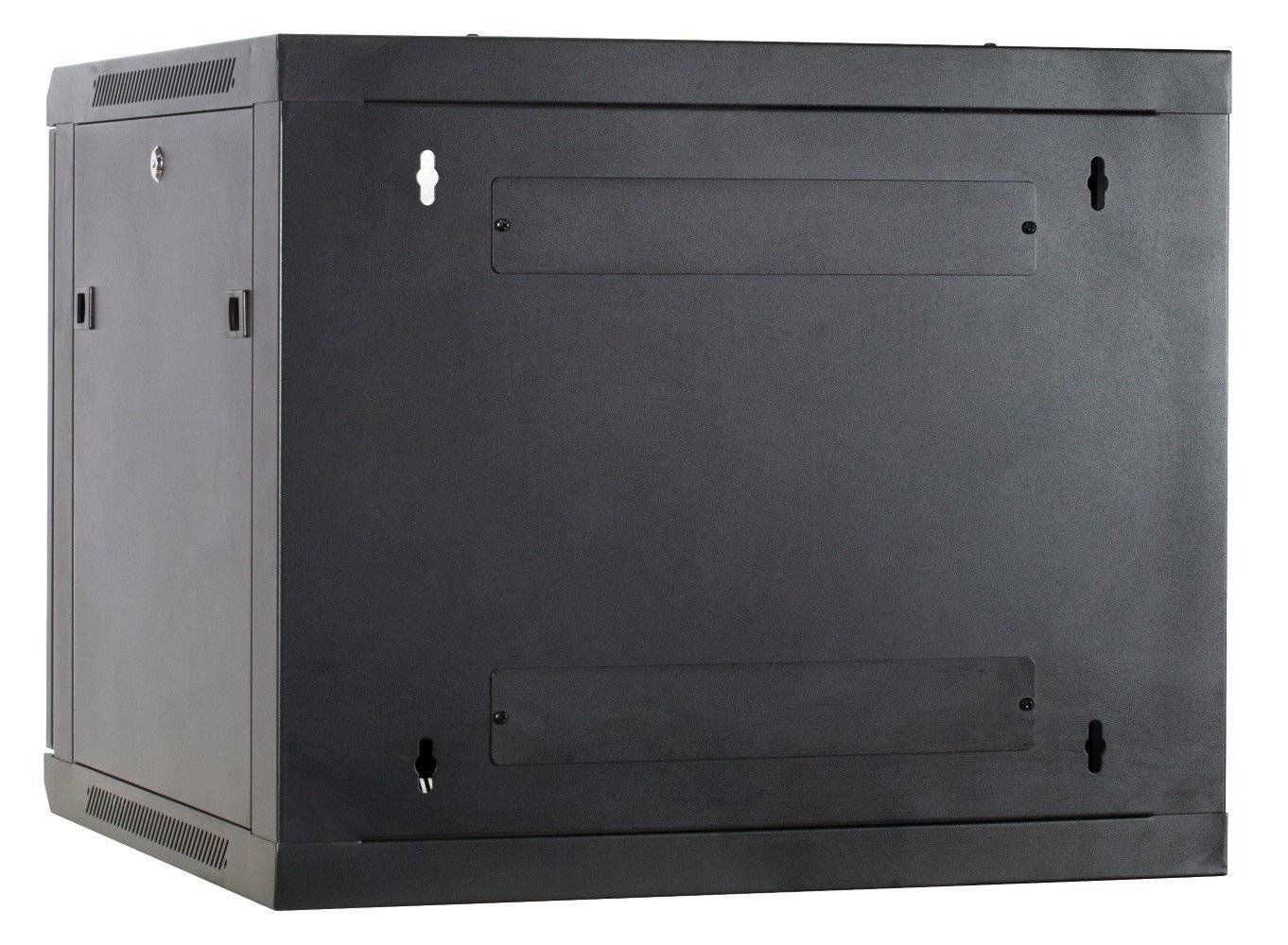 9 HE Serverschrank, 19” Wandgehäuse mit Glastür (BxTxH) 600 x 600 x 501mm-4