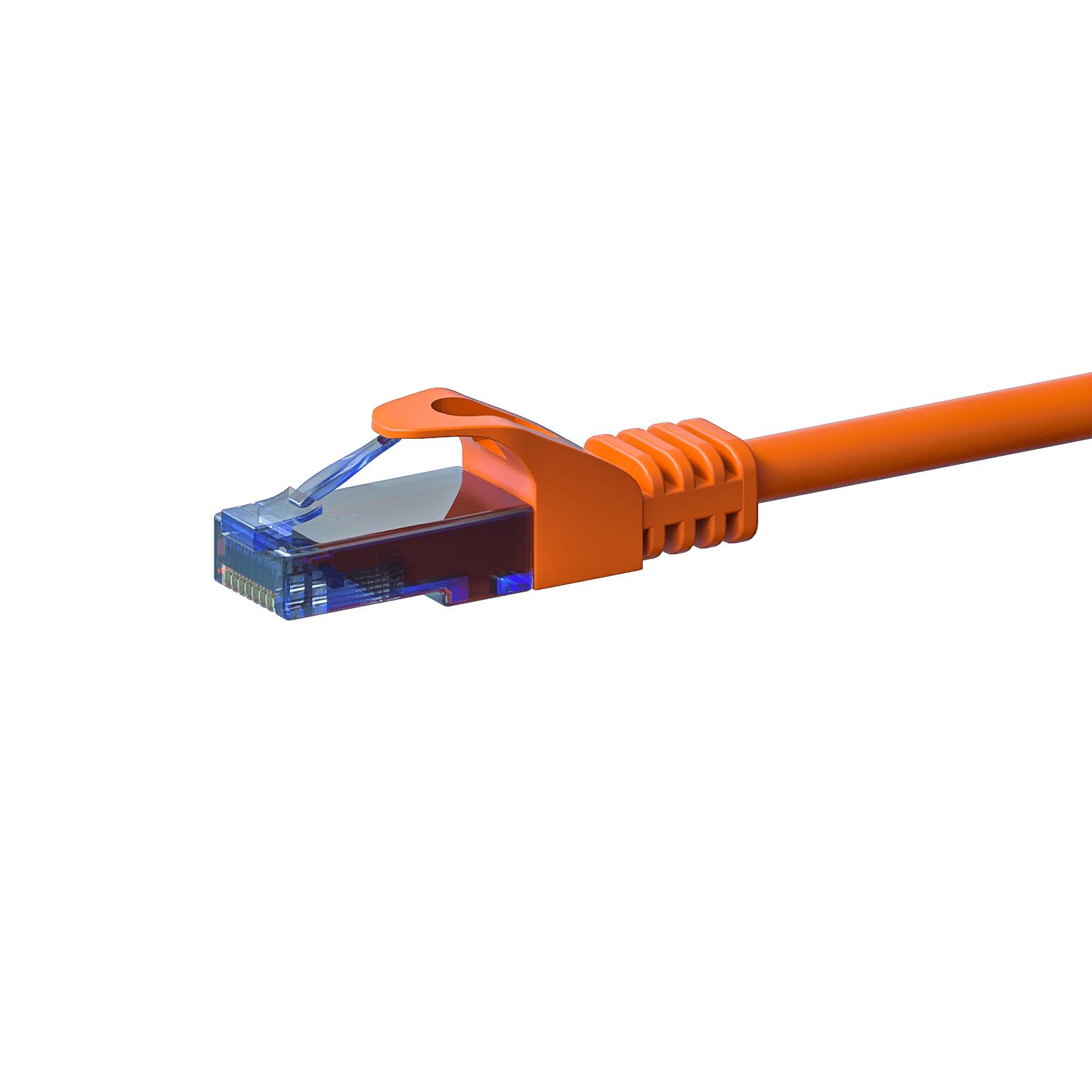 CAT6a Netzwerkkabel 100% Kupfer - U/UTP - 5 Meter - Orange-0