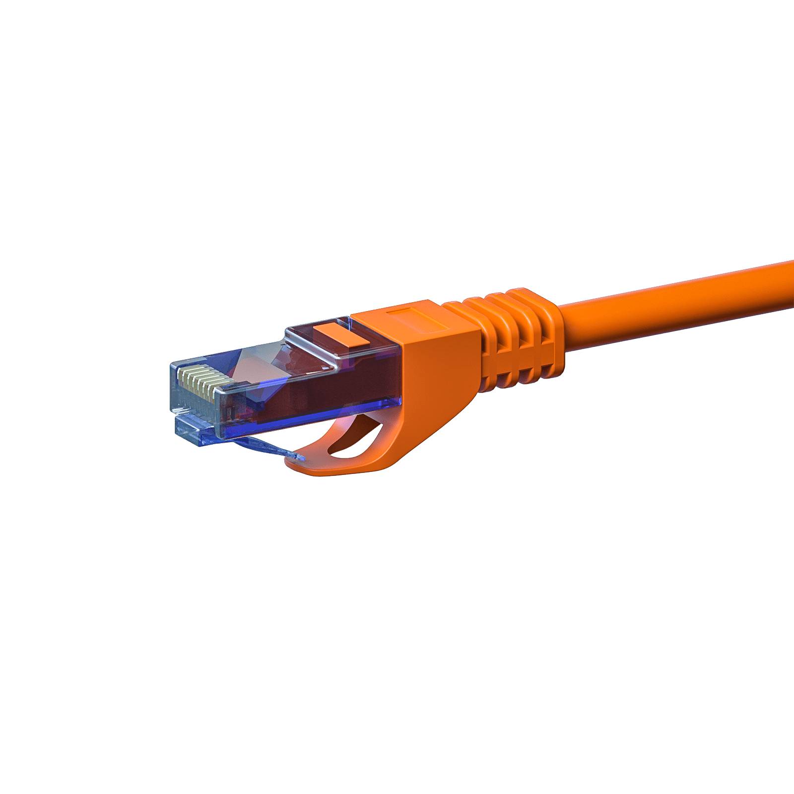 CAT6a Netzwerkkabel 100% Kupfer - U/UTP - 5 Meter - Orange-1