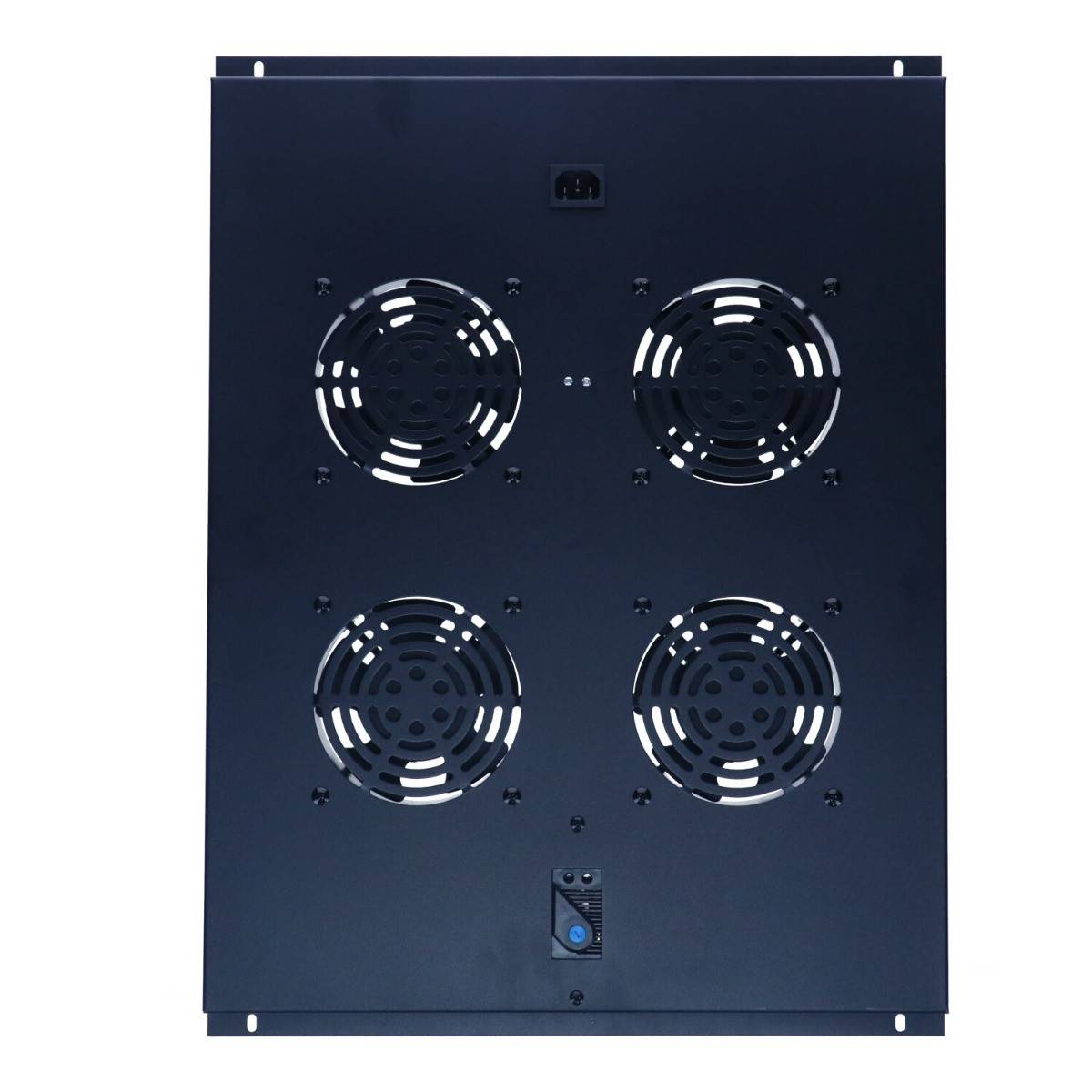 Lüftereinheit - Ventilator Paket mit 4 Ventilatoren und Thermostat geeignet für Serverschränke mit einer Tiefe von 800mm-0