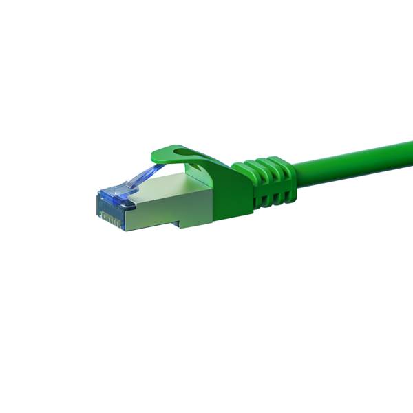 CAT 6a Netzwerkkabel LSOH - S/FTP - 0,25 Meter - Grün