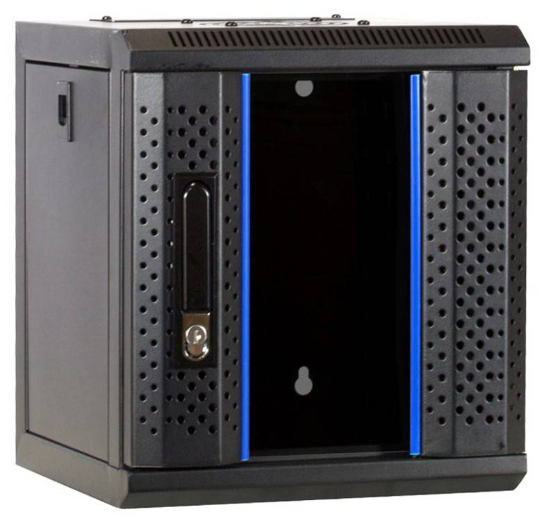 6 HE, 10" Serverschrank, mit Glastür, (BxTxH) 312x310x352mm-0