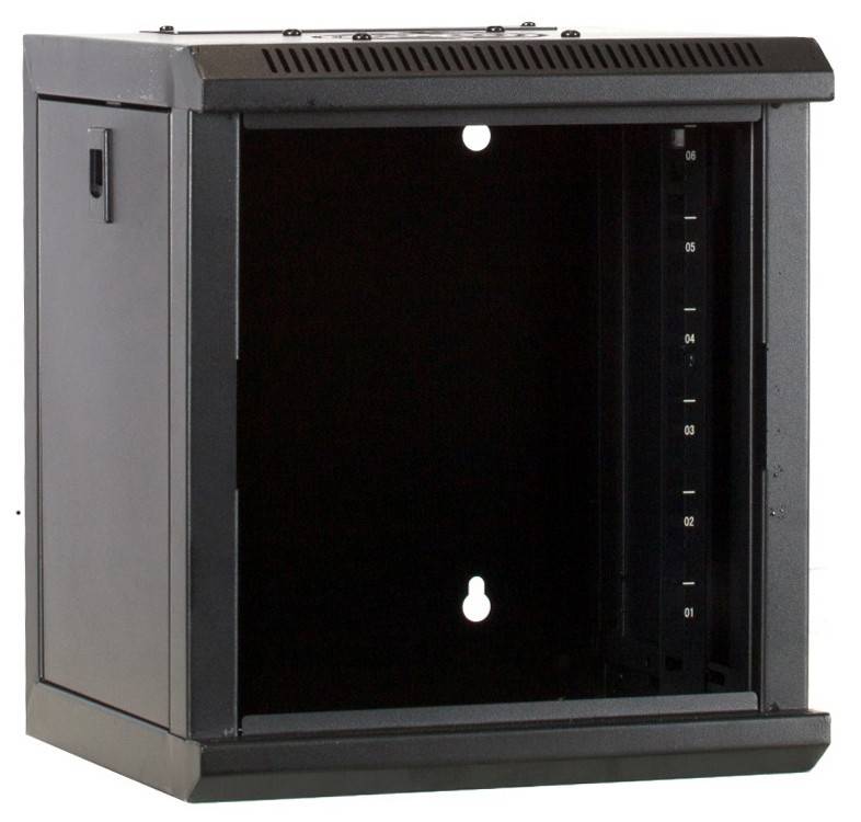 6 HE, 10" Serverschrank, mit Glastür, (BxTxH) 312x310x352mm-2