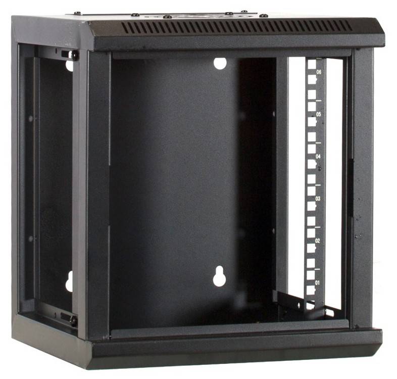 6 HE, 10" Serverschrank, mit Glastür, (BxTxH) 312x310x352mm-3
