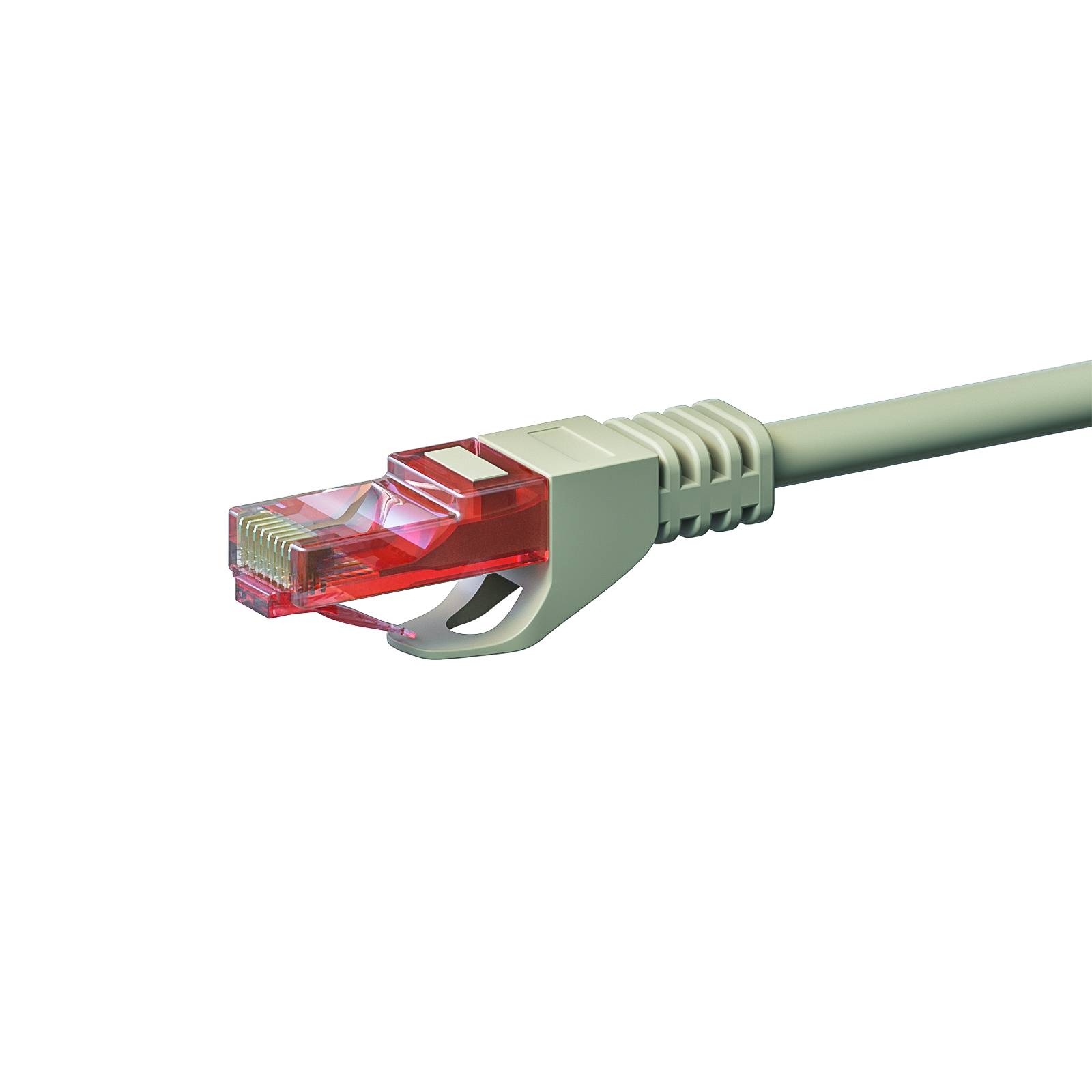 CAT6 Netzwerkkabel, U/UTP, 30 meter, Grau, 100% Kupfer-1