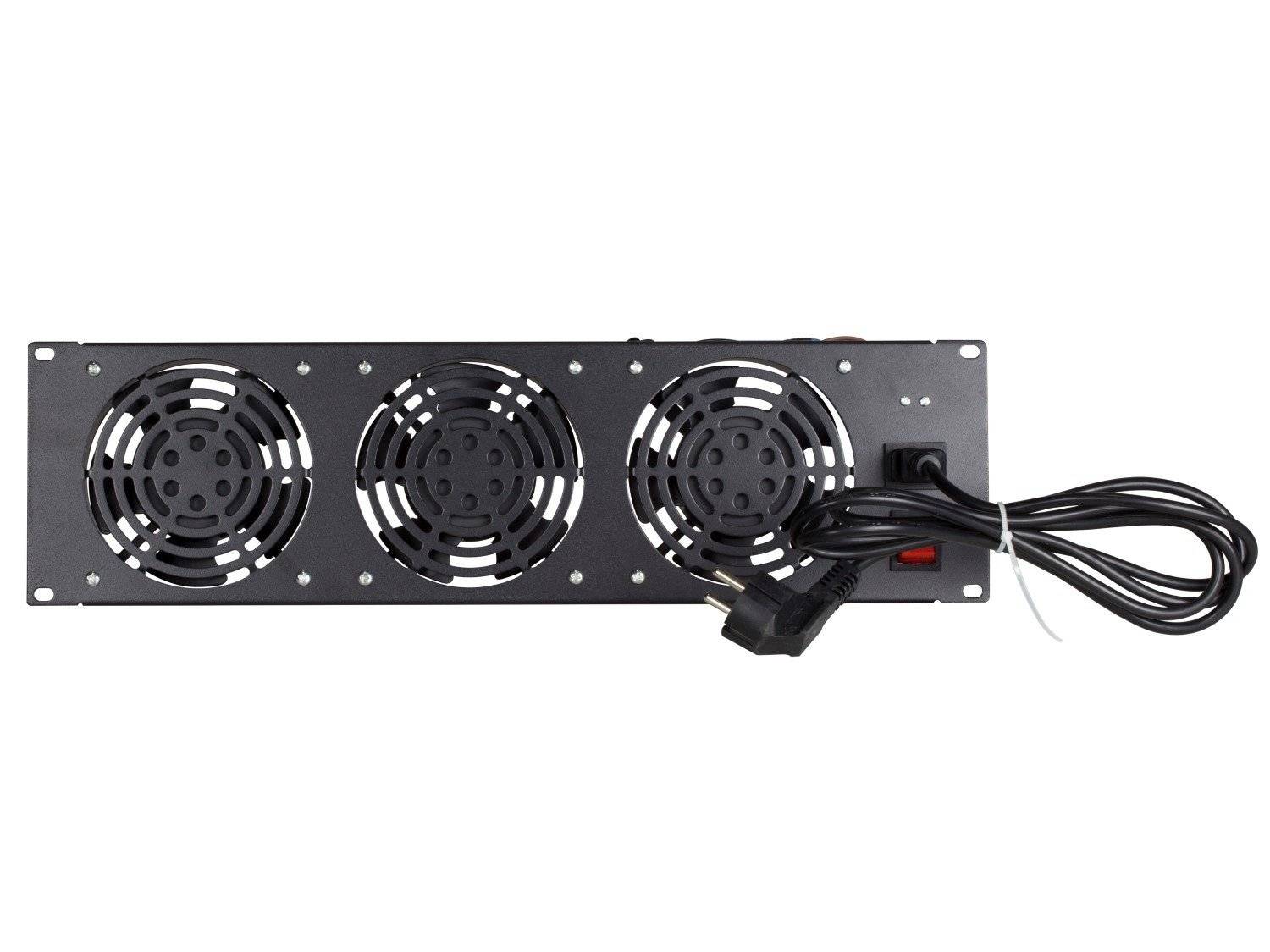 Lüftereinheit - Ventilator Paket mit 3 Ventilatoren geeignet für zwischen den schienen - 3U-1