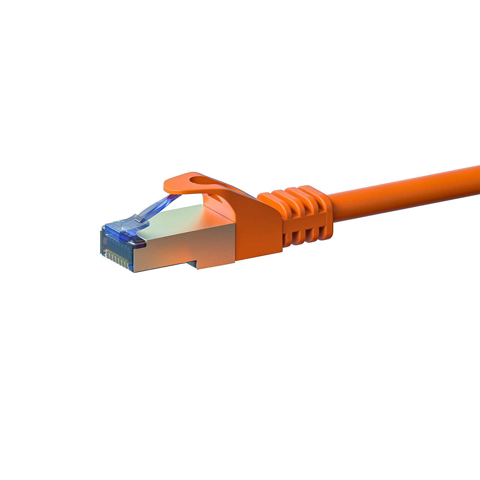 CAT 6a Netzwerkkabel LSOH - S/FTP - 10 Meter - Orange-0