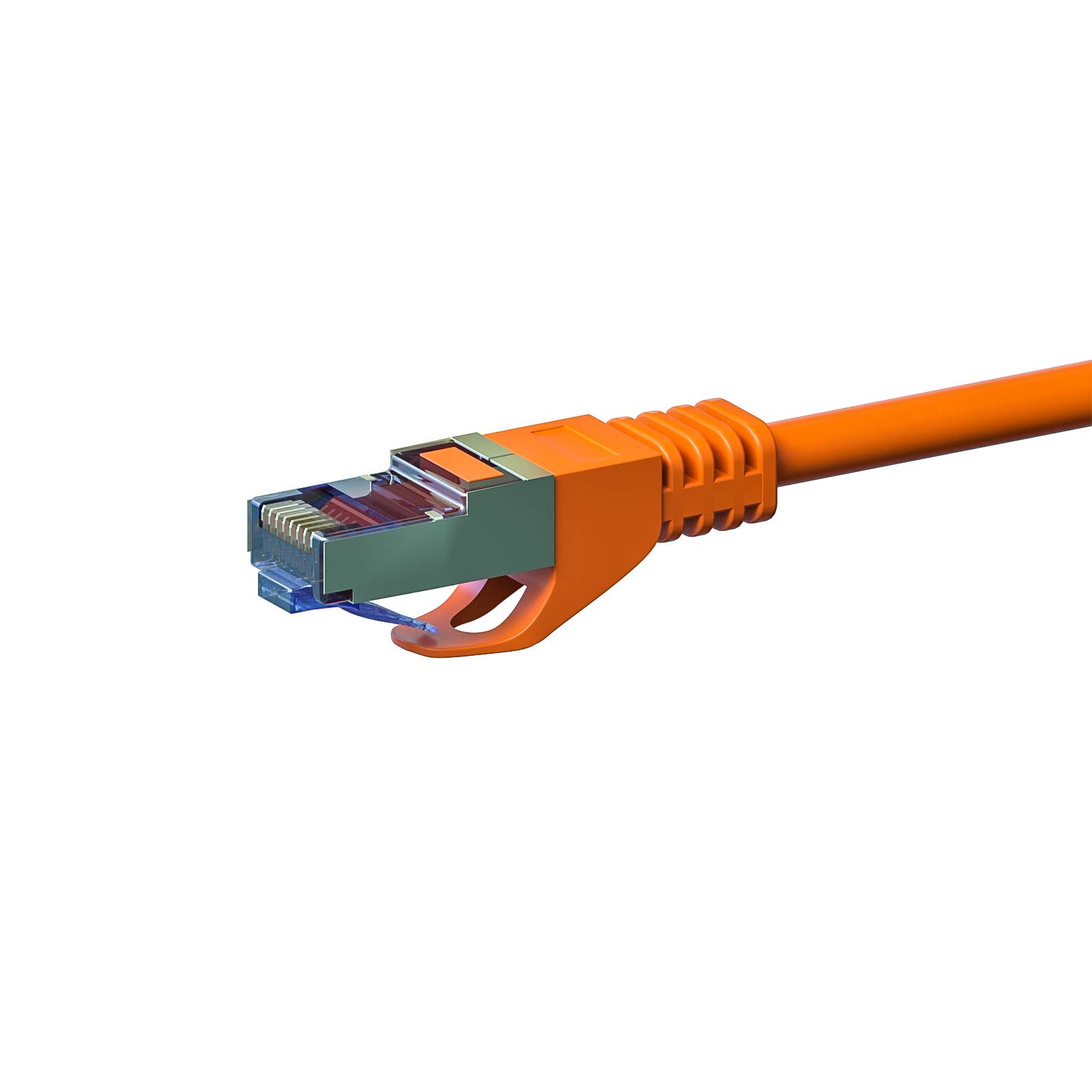 CAT 6a Netzwerkkabel LSOH - S/FTP - 10 Meter - Orange-1