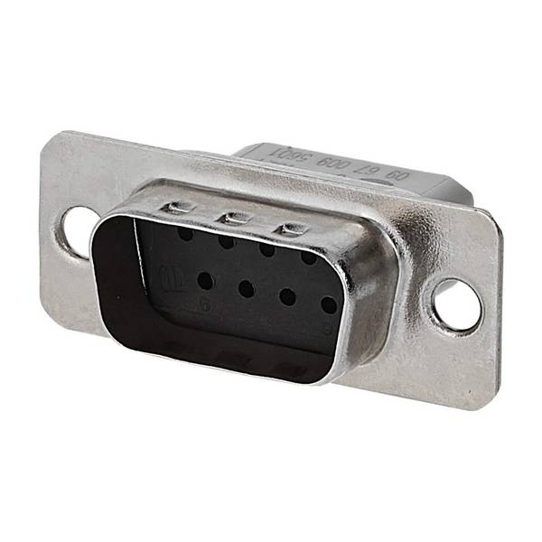 Harting 09670095601, D-Sub Stifteinsatz (M) passend für D-Sub Gehäuse Baugröße