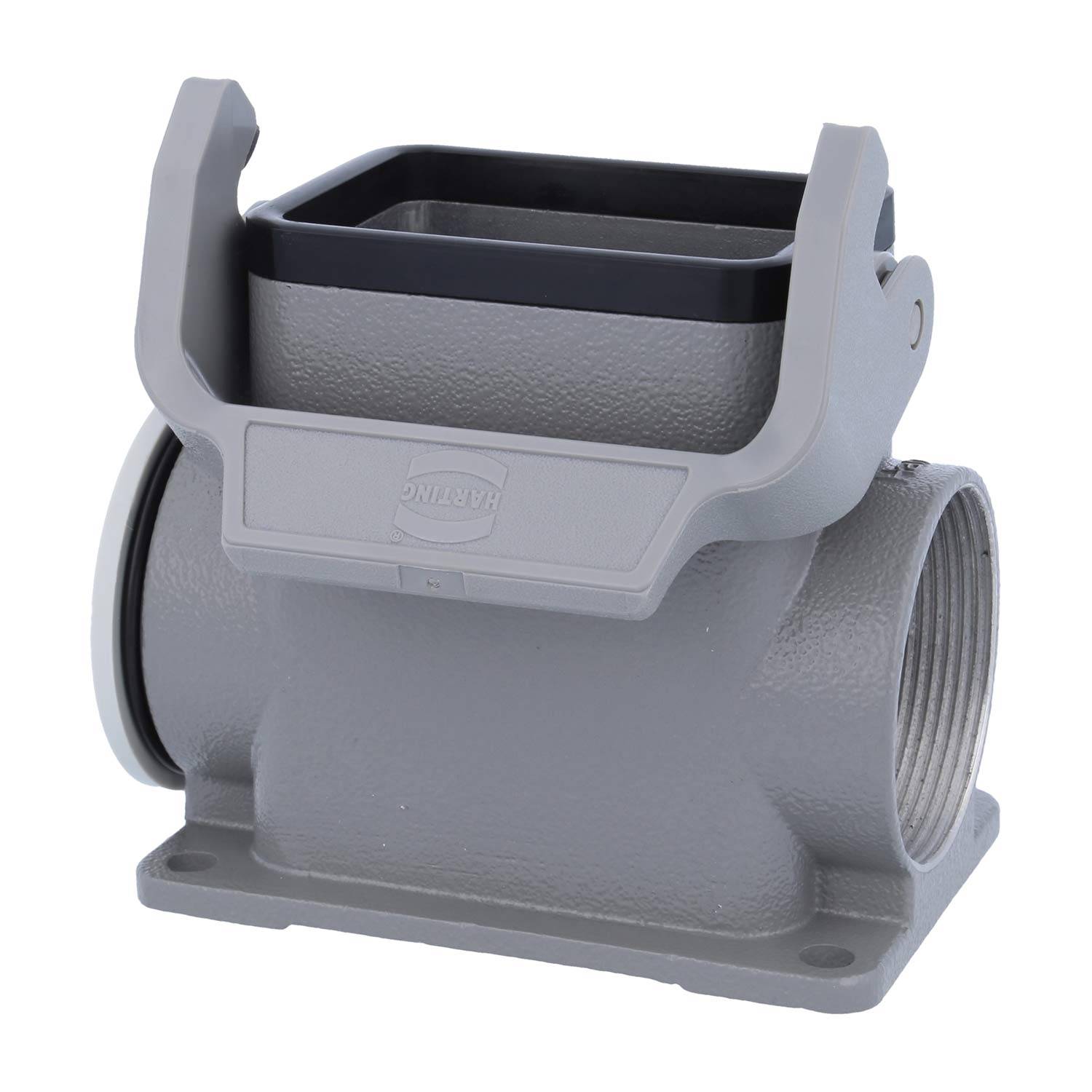 Harting 05300060271, Han 6B Sockelgehäuse hoch, 1xM40 seitlicher Kabelabgang