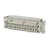 HARTING Han 24ESS Buchseneinsatz (F) Doppel-Käfigzugfederanschluss, 24-polig+PE 500V, 16A - 1 Stück