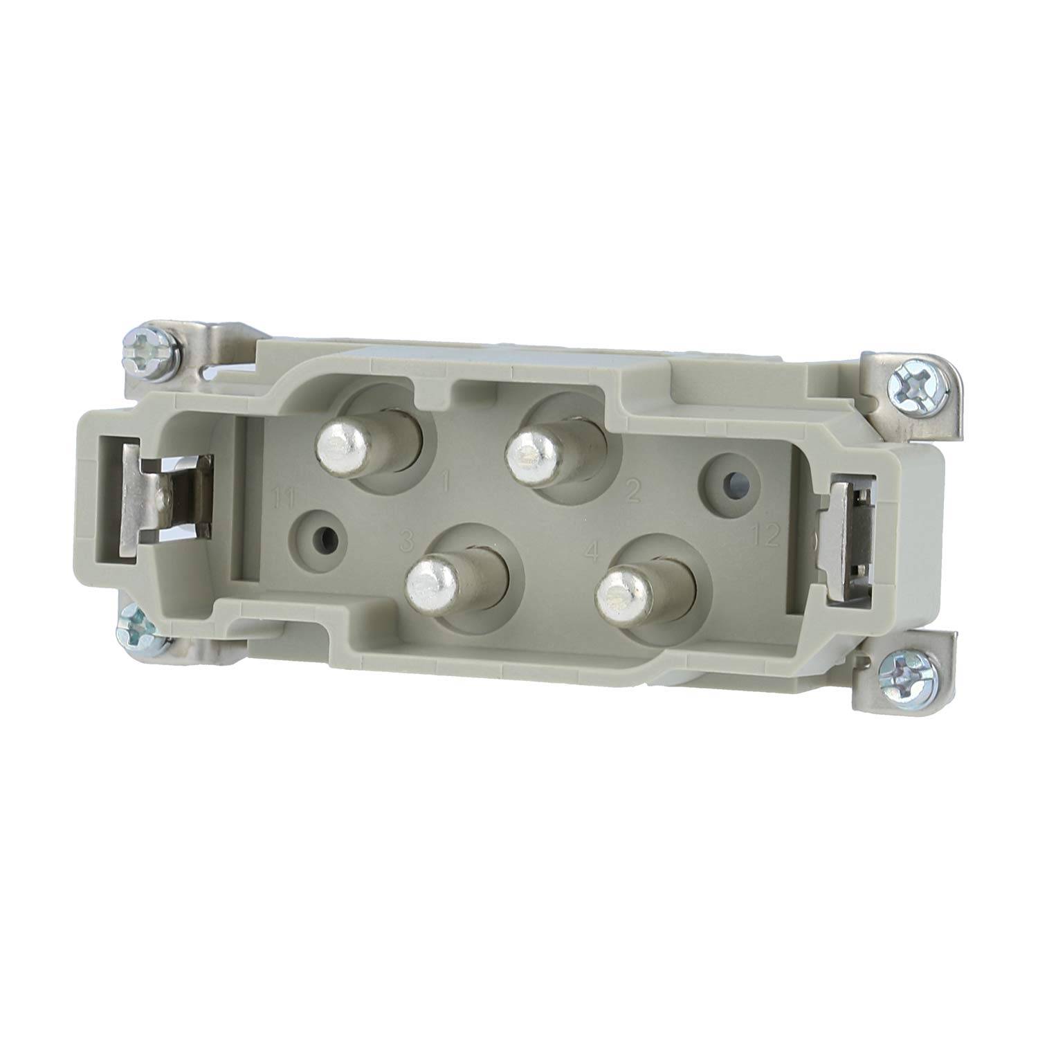 HARTING Han K4/0 Stifteinsatz (M) Schraubanschluss, 4-polig+PE 830V, 80A - 1 Stück-0