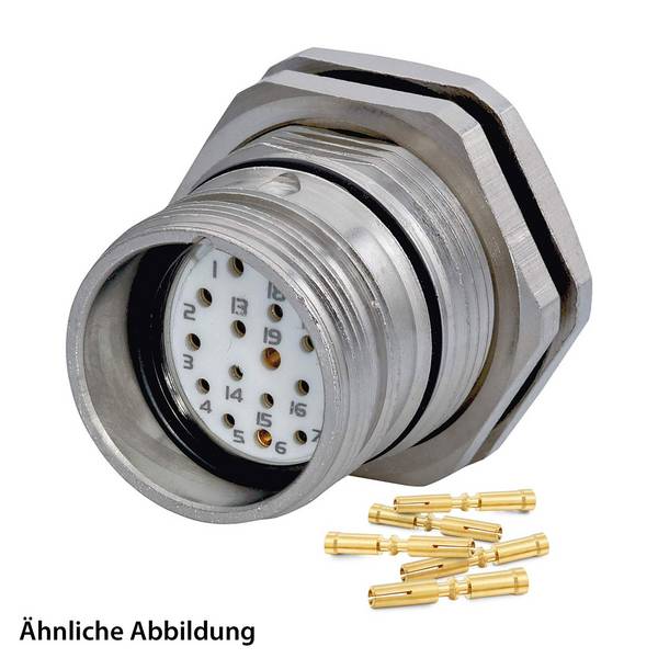 HUMMEL 799917148K HUMMEL SET inkl. Kontakte M23 Signal Gerätesteckverbinder, Crimpeinsatz gerade Polzahl 9-pol. 1+8, Buc