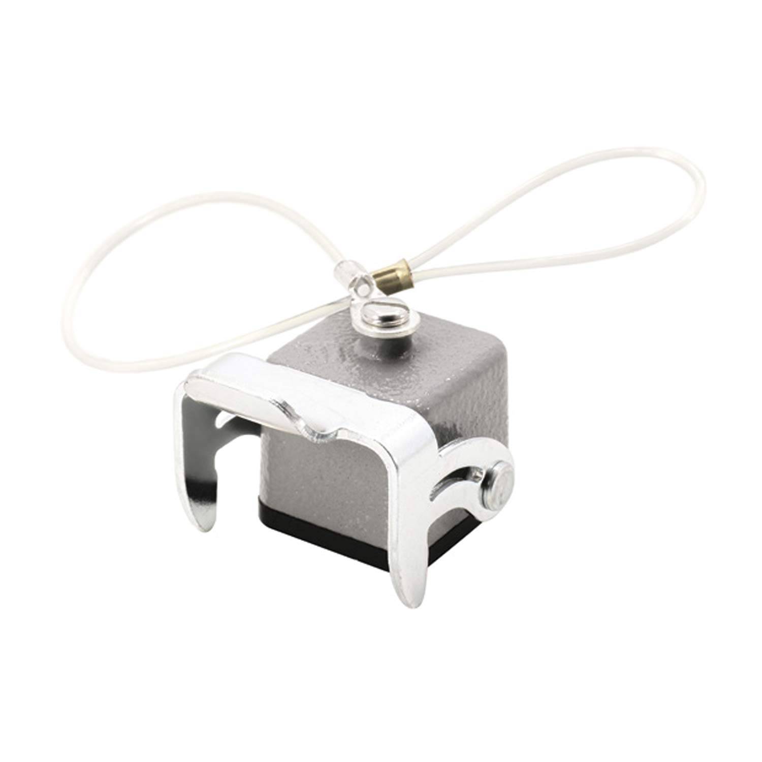 HARTING Schutzkappe 3A Metall mit 1 Bügel für Oberteil Verliersicherung mit großer Schlaufe mit montiertem-0