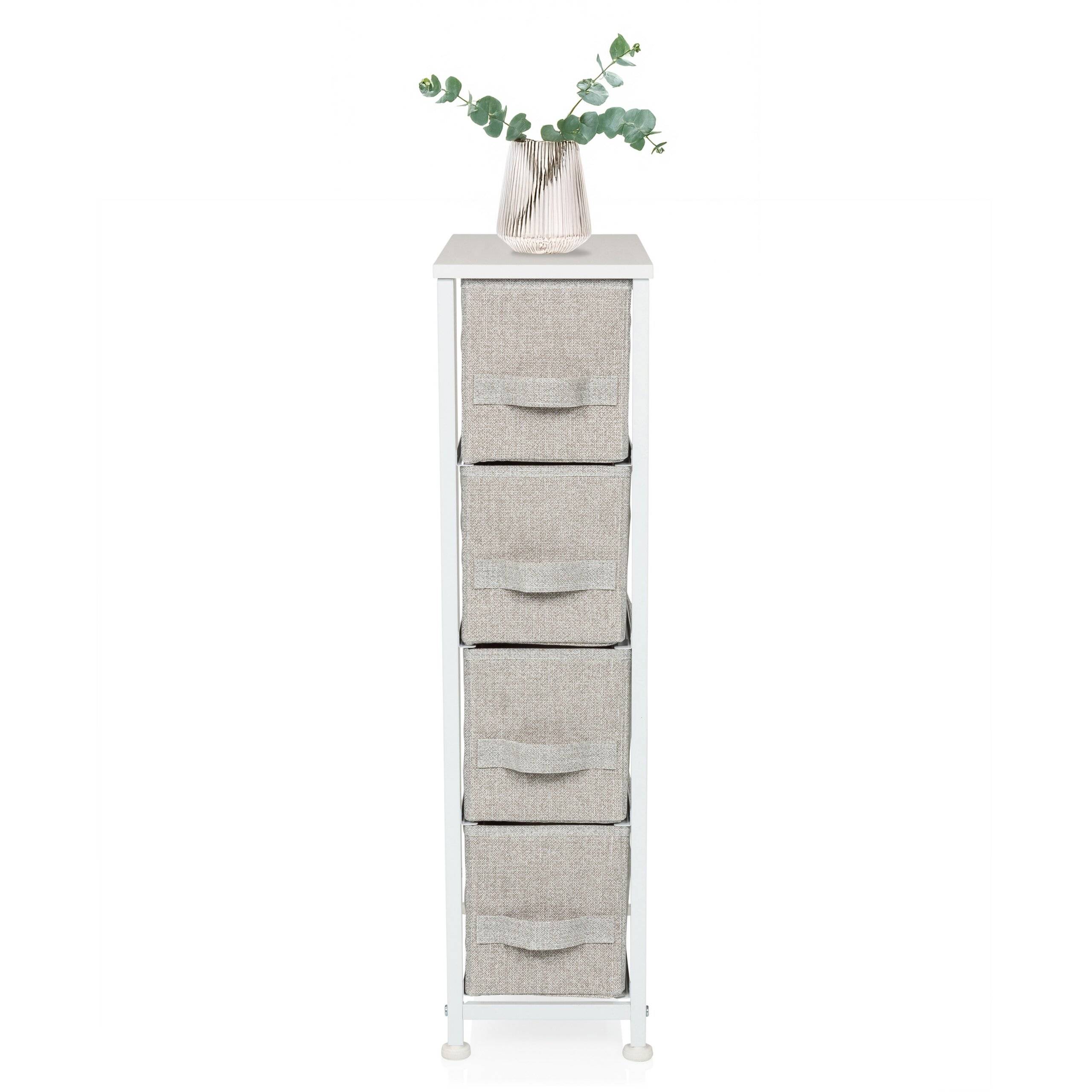 Regal FOLDRESS S 20x48x76cm 4 Fächer grau hjh LIVING-2