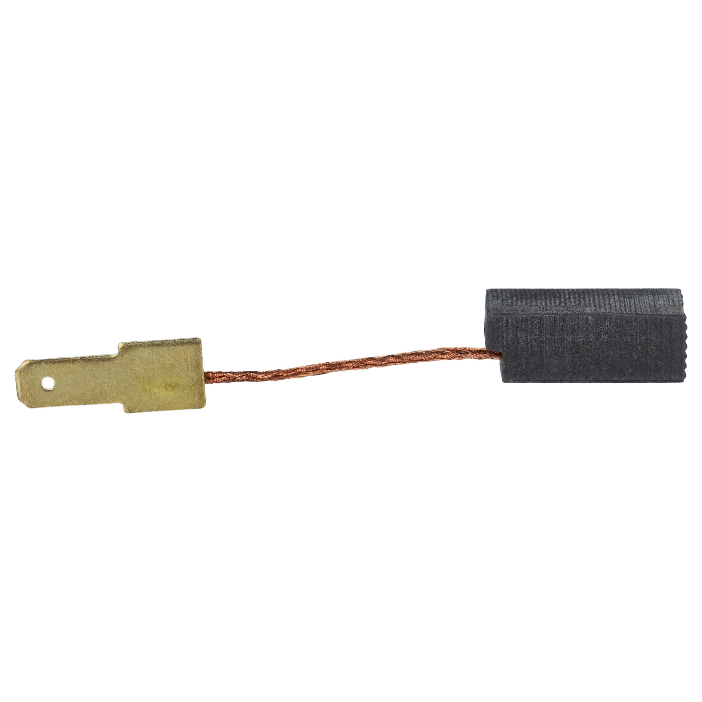 vhbw 2x Kohlebürste 6,3 x 8 x 19 / 6,3 x 8 x 19,5 mm Ersatz für Metabo 31.603.365, 34.301.119, 4007430224361 für-2