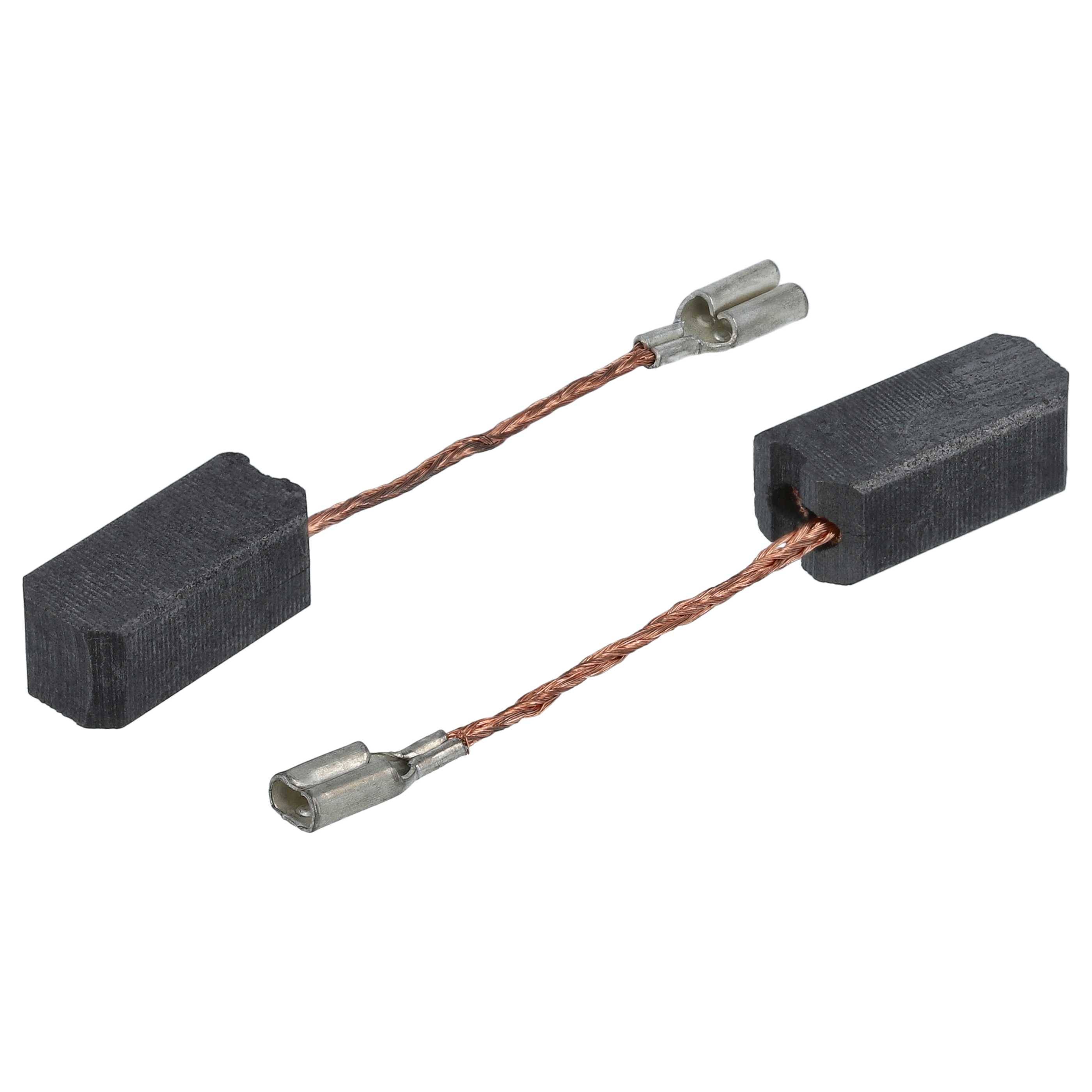 vhbw 2x Kohlebürste 6,3 x 7 x 15,2 / 6,3 x 7 x 15 mm Ersatz für Flex 264.571, 285.994, 285994, 4030293075412, 264571 für-0