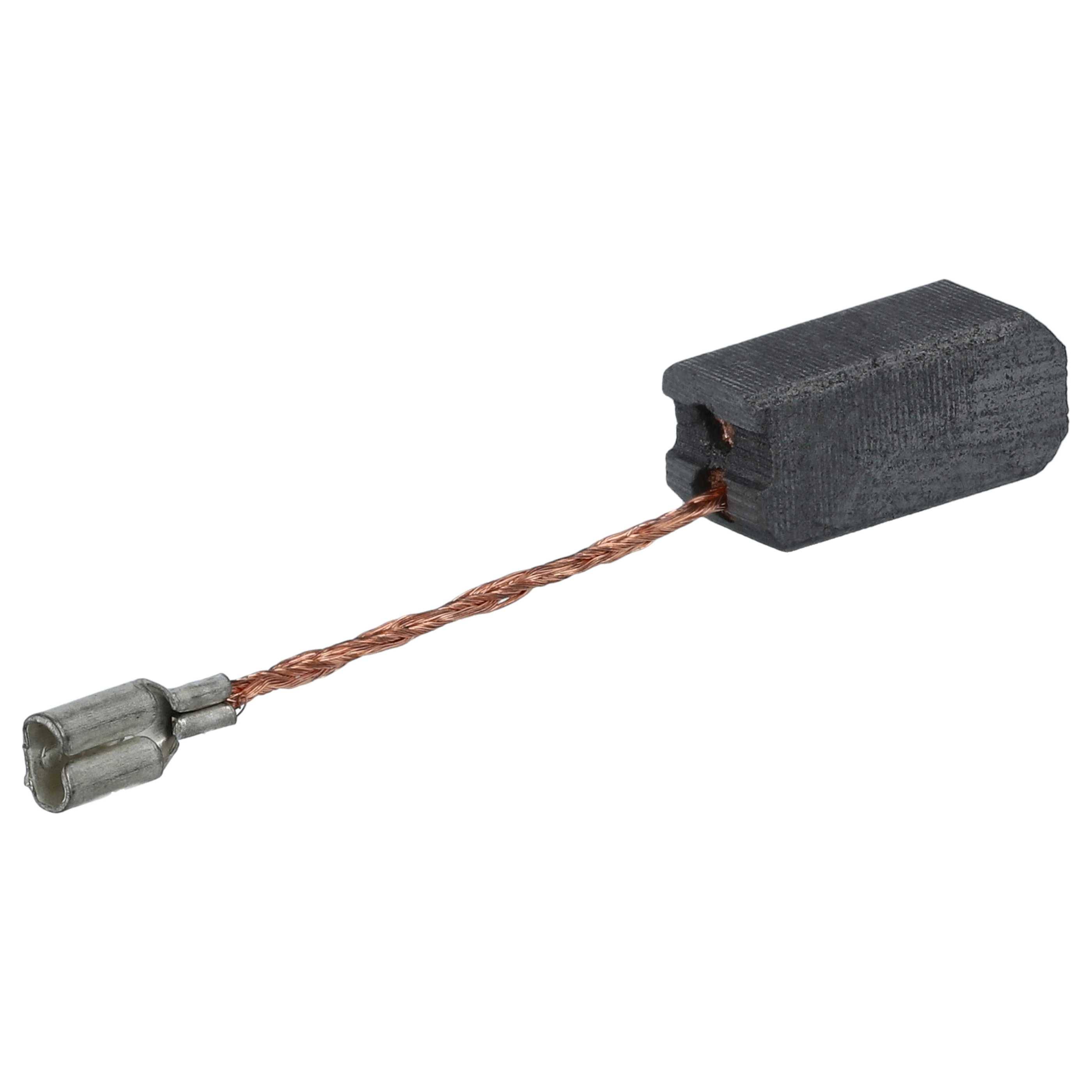 vhbw 2x Kohlebürste 6,3 x 7 x 15,2 / 6,3 x 7 x 15 mm Ersatz für Flex 264.571, 285.994, 285994, 4030293075412, 264571 für-1