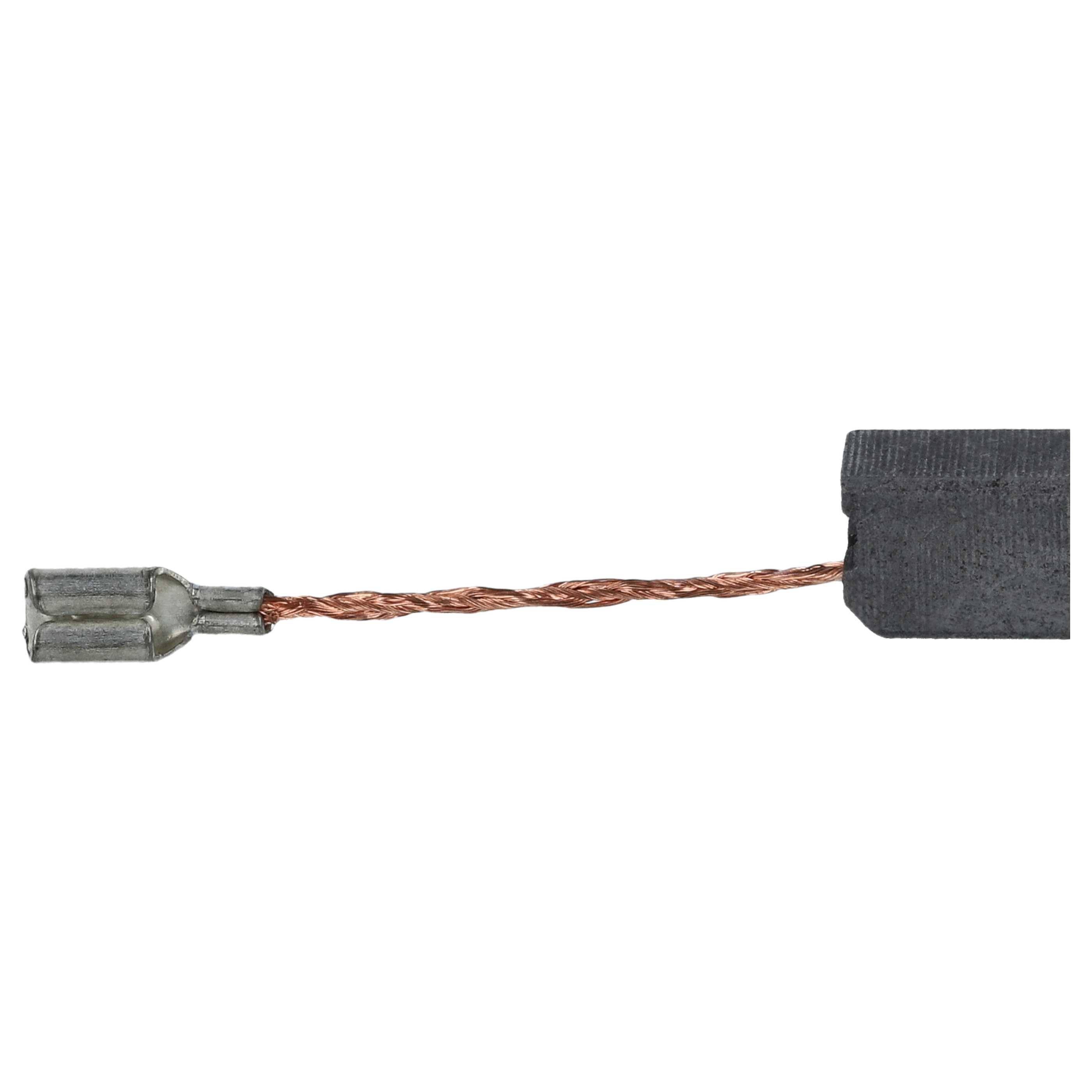 vhbw 2x Kohlebürste 6,3 x 7 x 15,2 / 6,3 x 7 x 15 mm Ersatz für Flex 264.571, 285.994, 285994, 4030293075412, 264571 für-4