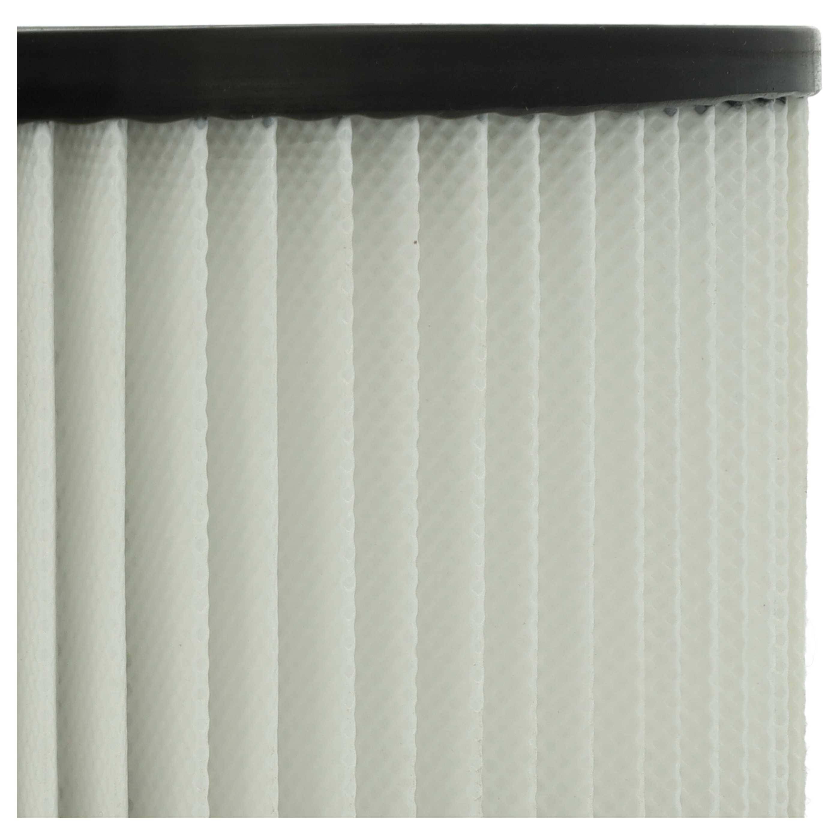 vhbw 4x Staubsaugerfilter kompatibel mit GeKo 1650 W | 2000 W Aschesauger - HEPA-Filter Schwarz Weiß-4
