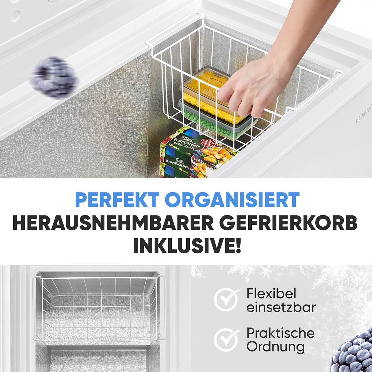 Bomann Gefriertruhe GT 7356 weiß-2