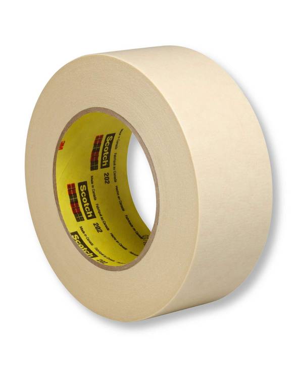 3M Scotch 202 Papier-Abdeckklebeband, 50 m x 100 mm, beige