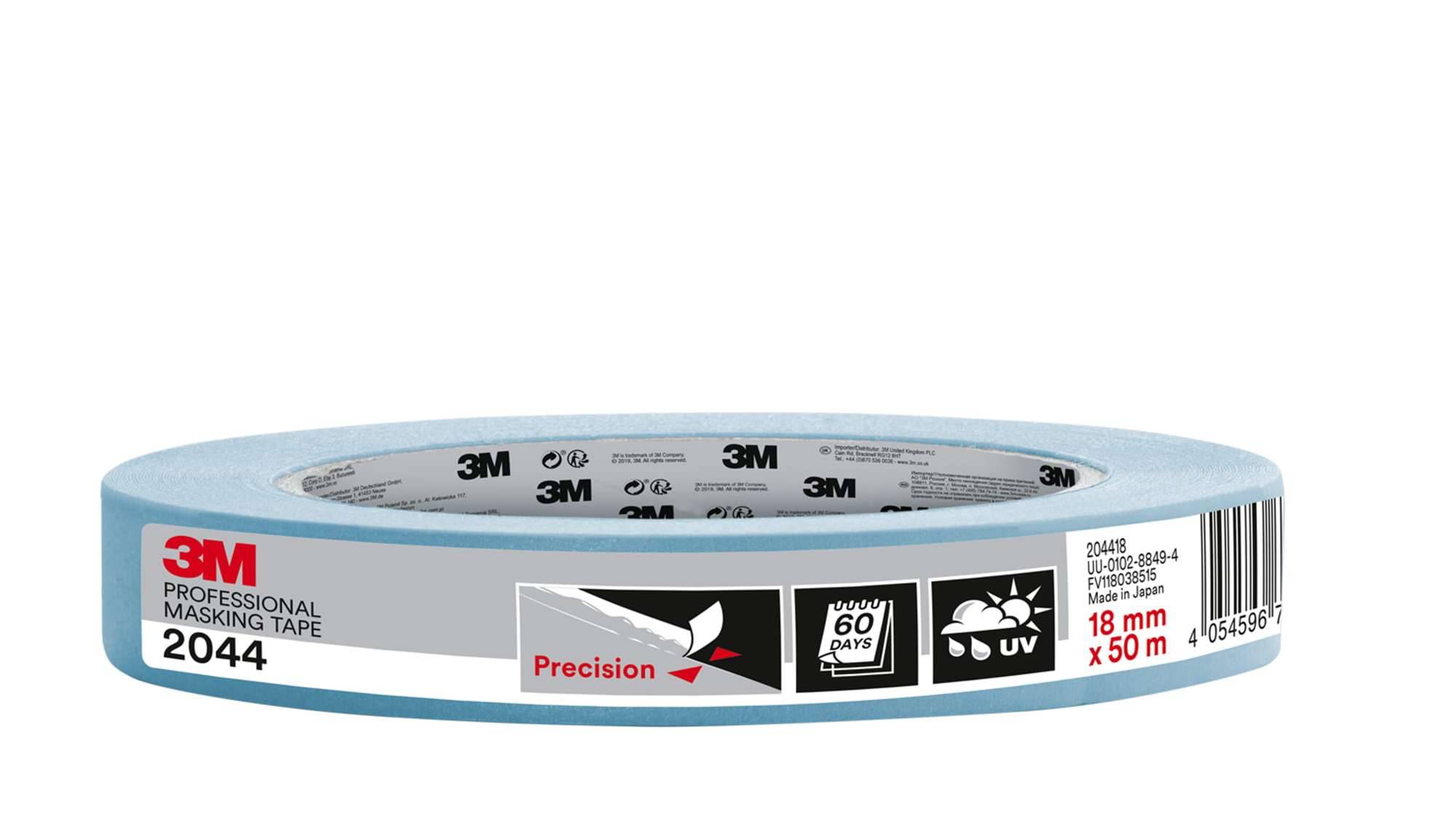 3M 2044 Malerabdeckband, 50 m x 18 mm, blau-0