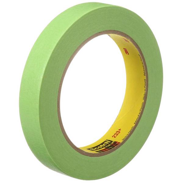 3M Scotch 233 Plus Hochleistungsabdeckband, 55 m x 24 mm, grün