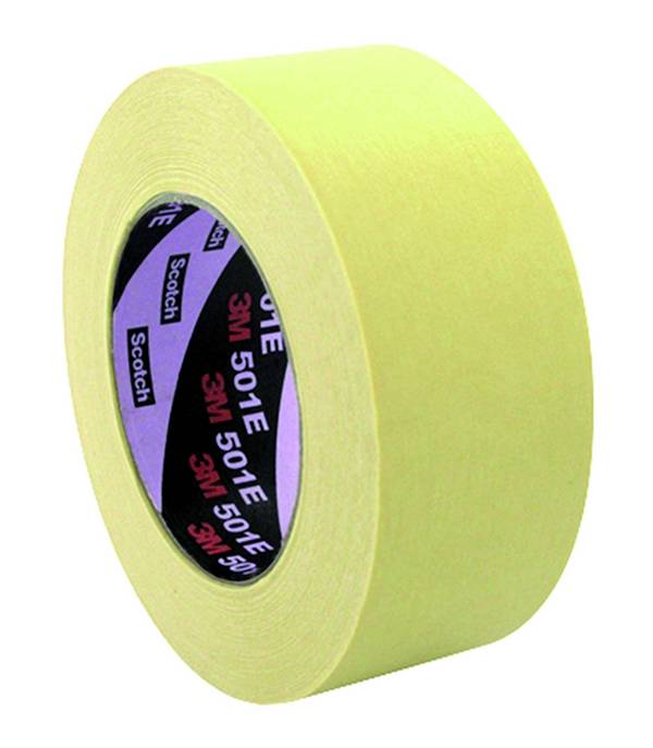 3M 501E Industrie-Abdeckband, temperaturbeständig, 50 m x 50 mm, beige