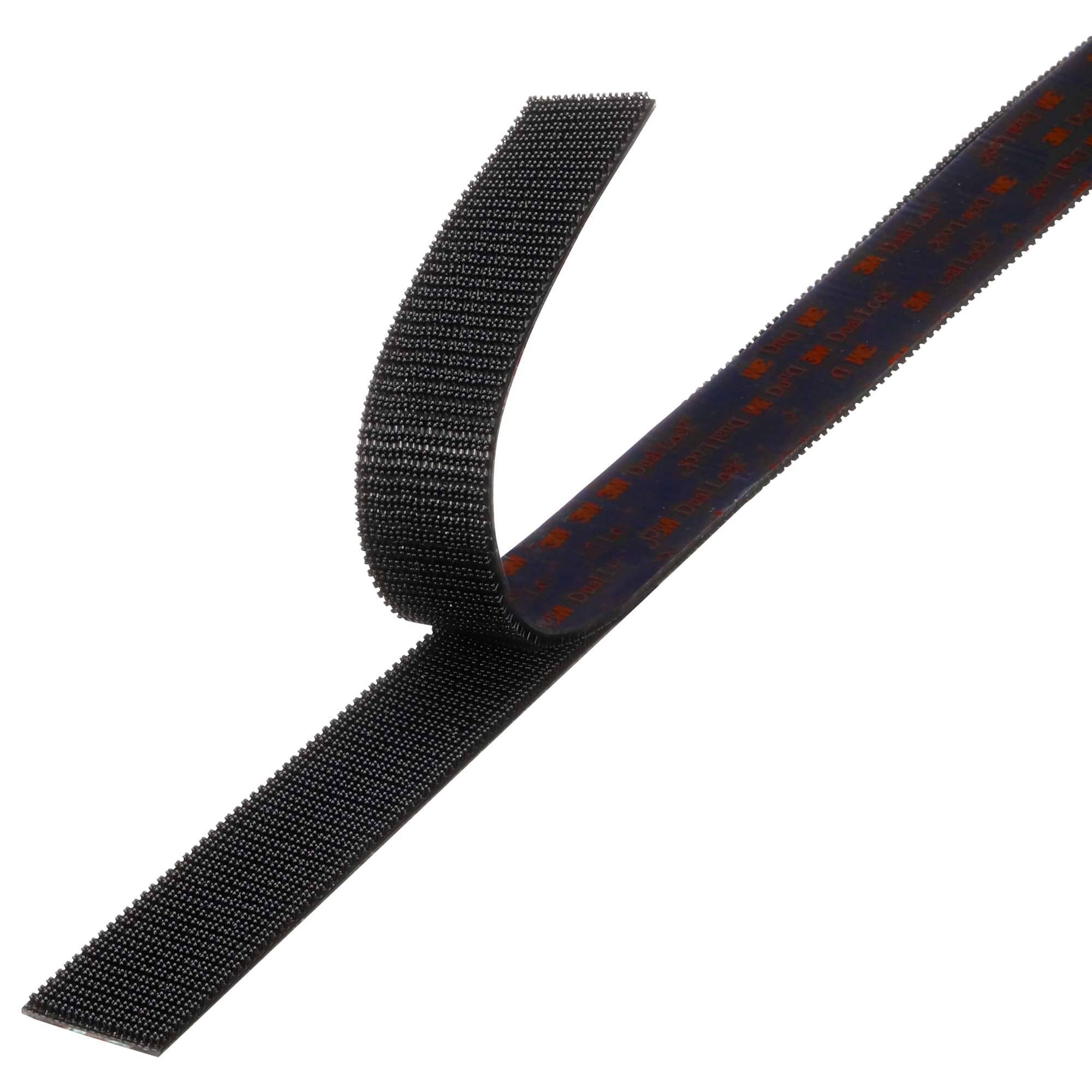 3M SJ3551CF Dual Lock Druckverschluss, 45.7 m x 19 mm, schwarz-0